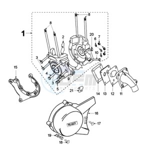 VOGUE LEA BE drawing CRANKCASE