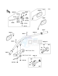 VN900_CUSTOM VN900C9FA GB XX (EU ME A(FRICA) drawing Handlebar