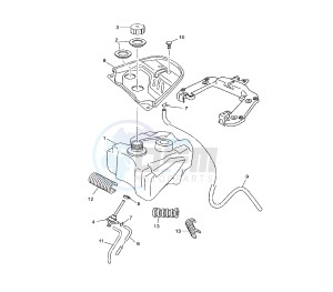 YN NEO'S 50 drawing FUEL TANK