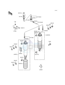 ZG 1200 B [VOYAGER XII] (B10-B14) [VOYAGER XII] drawing SUSPENSION_SHOCK ABSORBER