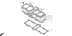 CB1300SA CB1300SUPERBOLD'OR drawing CYLINDER