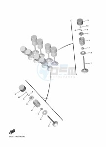 YZF690-U YZF-R7 (BJT1) drawing VALVE