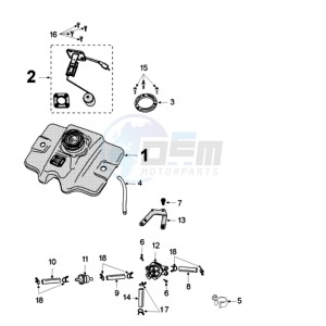 FIGHT 3 AN 4T drawing TANK AND FUEL PUMP PAILOLI