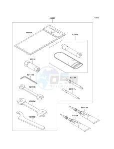 KVF 360 A [PARAIRIE 360 4X4] (A1-A3) PRAIRIE 360 4X4] drawing OWNERS TOOLS