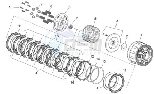 Tuono V4 1100 RR (USA-CND) USA-CND drawing Clutch II