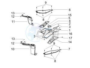 Runner 50 Pure Jet SC drawing Central cover - Footrests