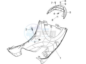 Zip 50 2T drawing Side cover - Spoiler