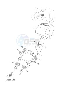 CS50 JOG R (2ADD 2ADD 2ADD) drawing FUEL TANK