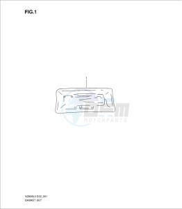 VZ800L0 drawing GASKET SET