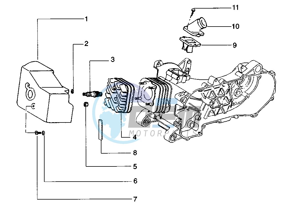 Cylinder head - Induction Pipe