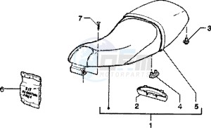 Skipper 150 4t drawing Saddle