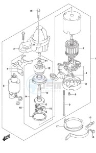 DF 200AP drawing Starting Motor