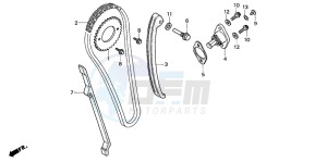 CLR125 CITY FLY drawing CAM CHAIN/TENSIONER