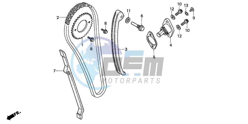 CAM CHAIN/TENSIONER