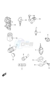 DF 9.9B drawing Sensor/Switch Non-Remote Control