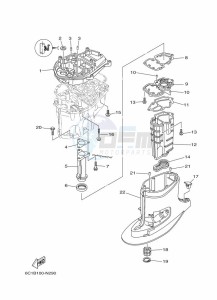 F40HETL drawing UPPER-CASING