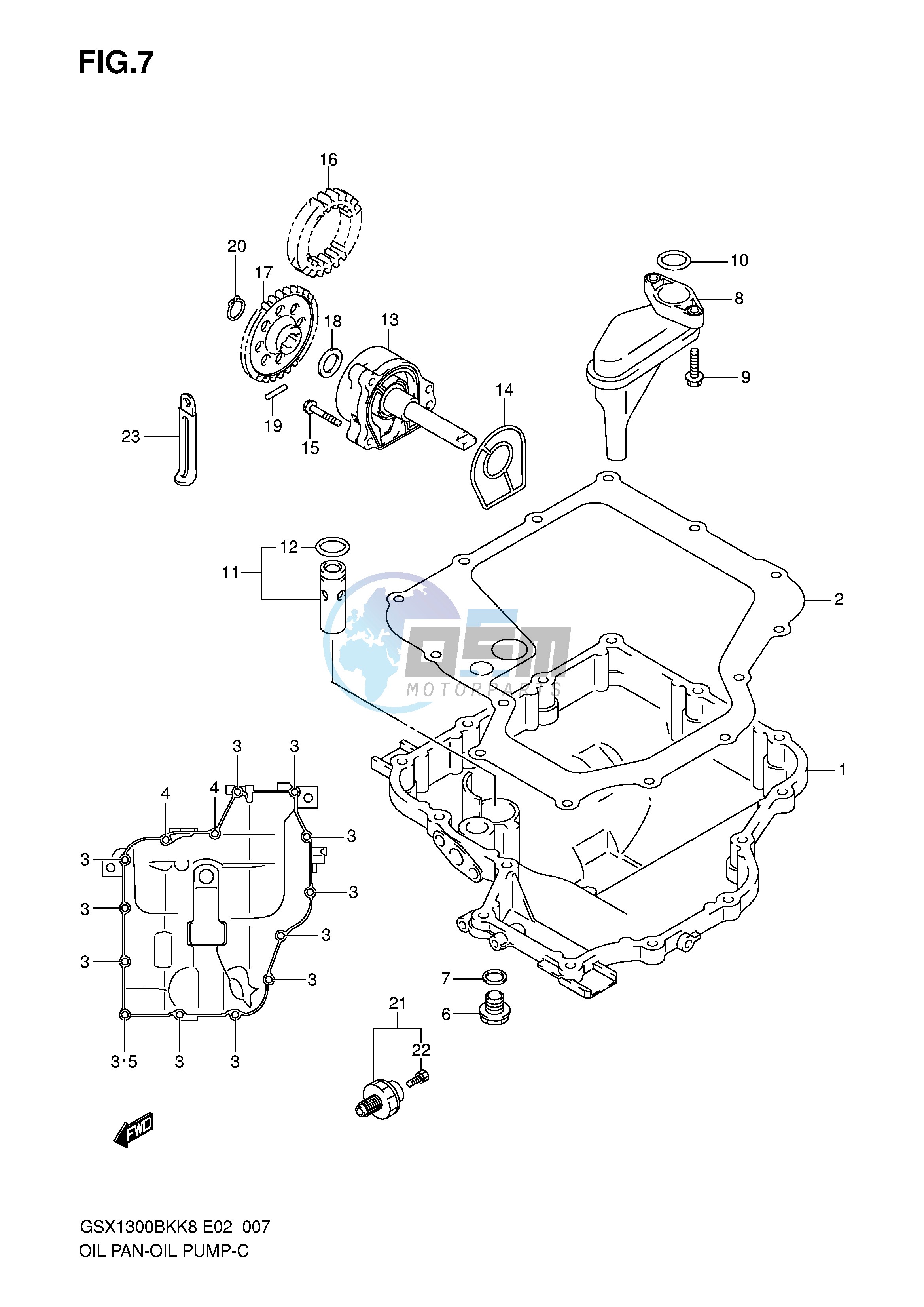 OIL PAN OIL PUMP