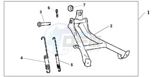 XL125V VARADERO drawing MAIN STAND