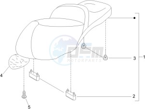 Beverly 500 (USA) USA drawing Saddle seats - Tool roll