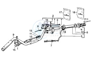 Liberty 125 drawing Front master cilinder