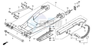 VF750CD drawing SWINGARM