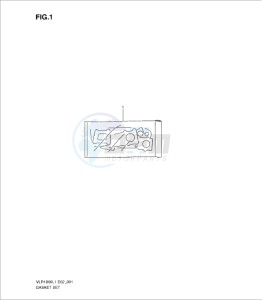 VLR1800 drawing GASKET SET