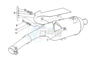 Hexagon GTX 125-180 drawing Silencer