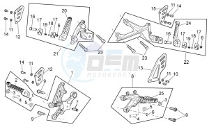 TUONO 1100 V4 RF E4 ABS (EMEA) drawing Foot rests