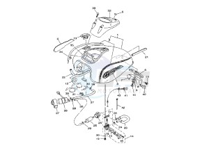 XVS DRAG STAR 650 drawing FUEL TANK MY02