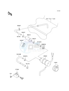 KAF 620 G [MULE 3000] (G6F-G8F) G8F drawing FUEL PUMP