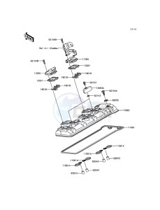 NINJA H2 / NINJA H2 CARBON ZX1000XHF XX (EU ME A(FRICA) drawing Cylinder Head Cover