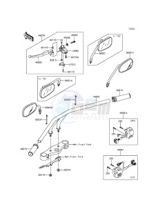 VULCAN 900 CUSTOM VN900CEFA GB XX (EU ME A(FRICA) drawing Handlebar