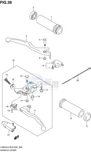 LS650 (E3-E28) SAVAGE drawing HANDLE LEVER