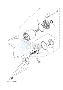 YXZ1000 YXZ10YMXJ (2HCR) drawing STARTING MOTOR