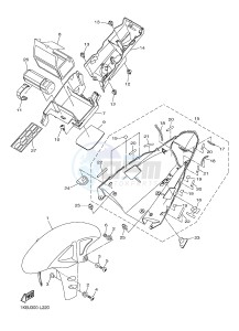 YZF-R1B 1000 (1KBP) drawing FENDER