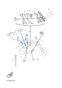 EW50N STUNT NAKED (3C7B) drawing ELECTRICAL 2