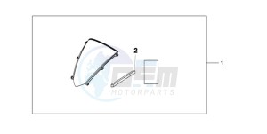 CBR600RR9 BR / MME - (BR / MME) drawing WINDSCREEN