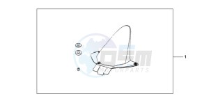 CBR600RR9 BR / MME SPC - (BR / MME SPC) drawing FENDER RR