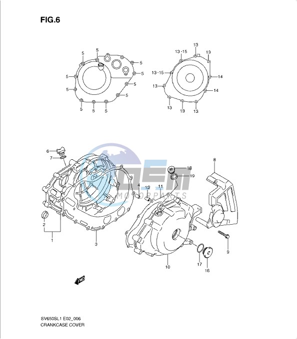 CRANKCASE COVER