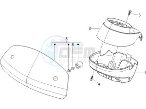 GT 250 ie 60 deg (Euro 3) UK drawing Handlebars coverages