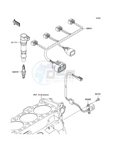 NINJA ZX-10R ZX1000D7F FR GB XX (EU ME A(FRICA) drawing Ignition System