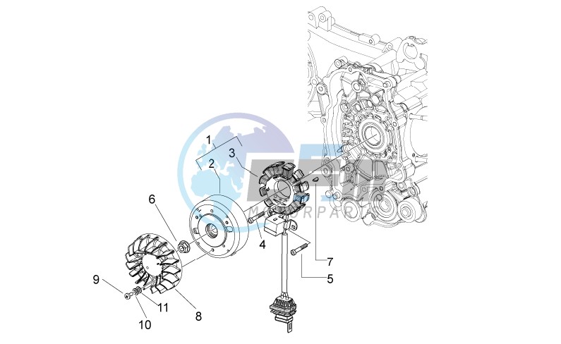 Cdi magneto assy