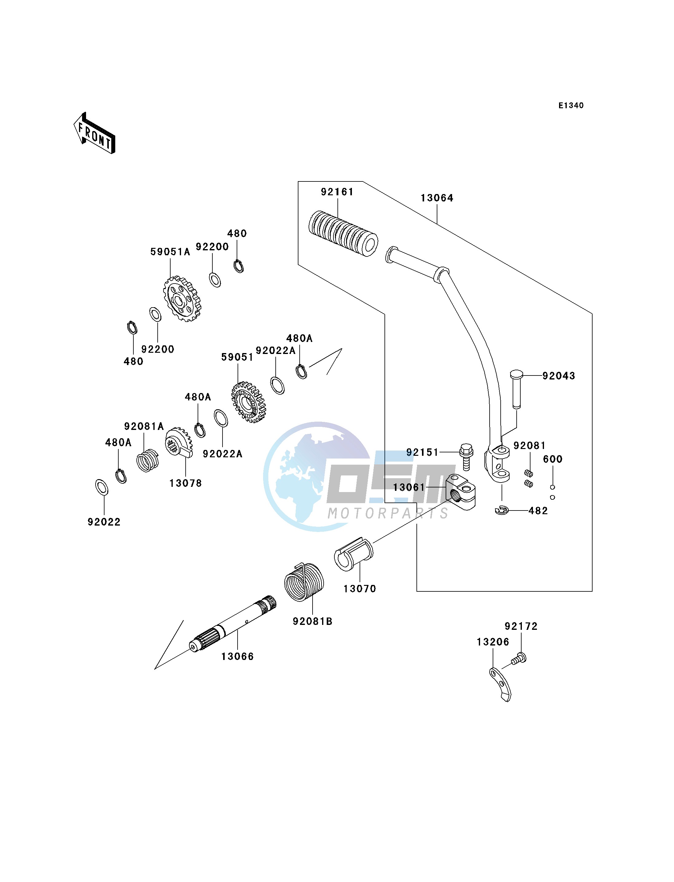 KICKSTARTER MECHANISM