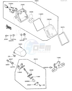 ZX 1000 A [NINJA 1000R] (A1-A2) [NINJA 1000R] drawing TAILLIGHT