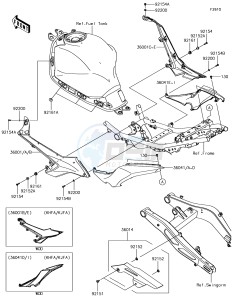 NINJA 650 EX650KHFA XX (EU ME A(FRICA) drawing Side Covers/Chain Cover