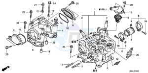 SH125DH UK - (E) drawing STEERING STEM