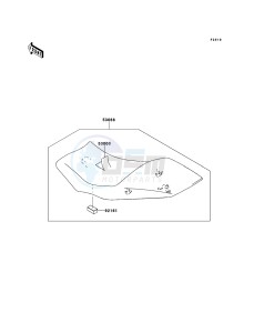 ER-6f EX650CBF GB XX (EU ME A(FRICA) drawing Seat