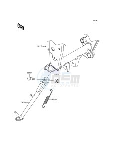 Z800 ZR800CFF UF (UK FA) XX (EU ME A(FRICA) drawing Stand(s)