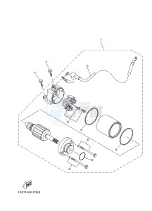 MTN250 MTN-250 MT-250 (B046) drawing STARTING MOTOR