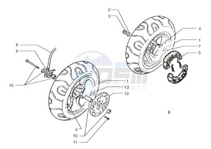 Ark AC 25 Glossy Black-Silver 50 drawing Front wheel-Rear wheel